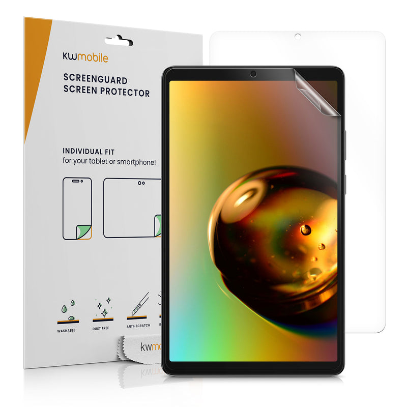 kwmobile 2x Schutzfolie kompatibel mit Samsung Galaxy Tab A11 - Folie klar Full Screen Tablet Transparent  