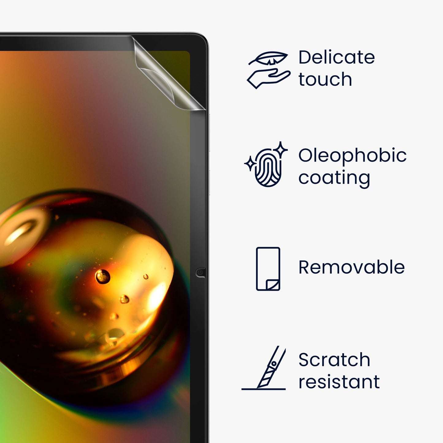 2x Film compatible with Samsung Galaxy Tab A11+ / Plus