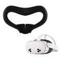 kwmobile VR Silikon Maske kompatibel mit Meta Quest 3S Cover - Silikonmaske VR-Brillen-Maske gegen Schweiß und Verschmutzung - Schwarz Schwarz  [dsg01]