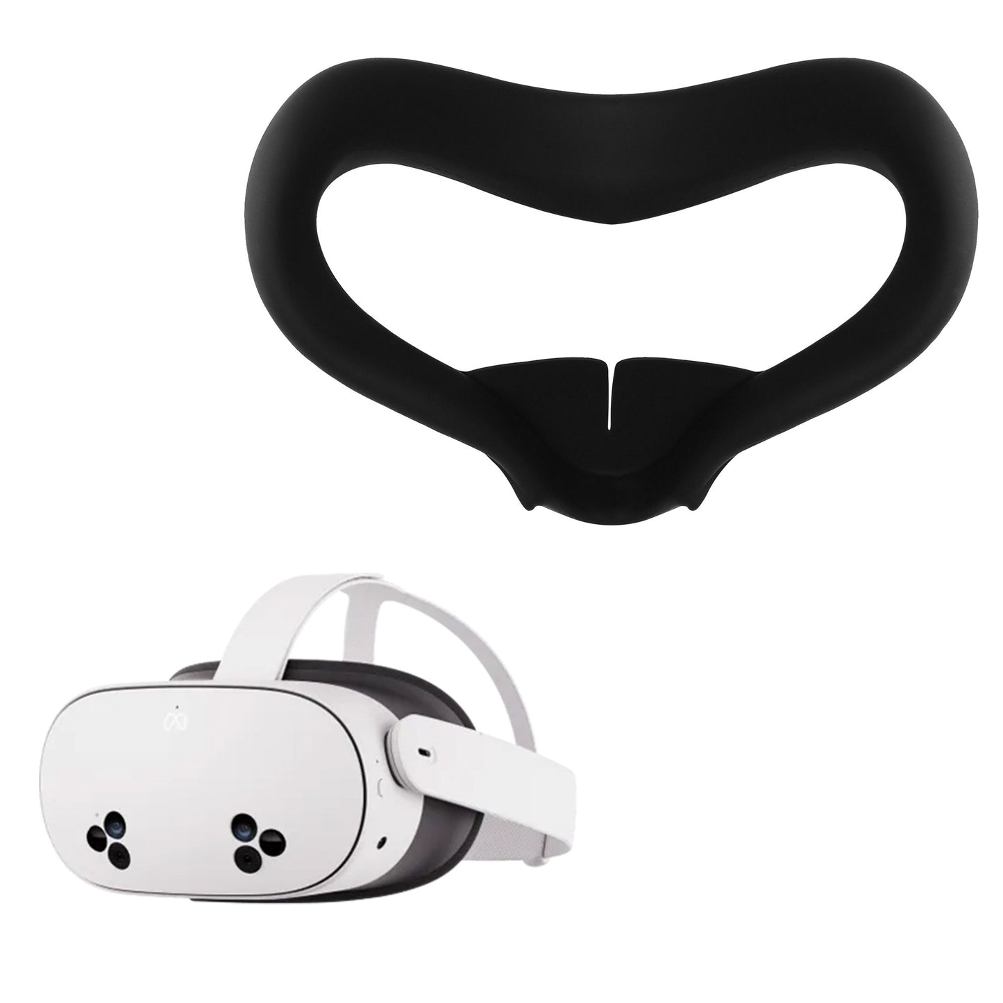 kwmobile VR Mask compatible with Meta Quest 3S Cover VR Glasses Mask against Sweat and Dirt