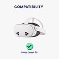 kwmobile VR Mask compatible with Meta Quest 3S Cover VR Glasses Mask against Sweat and Dirt