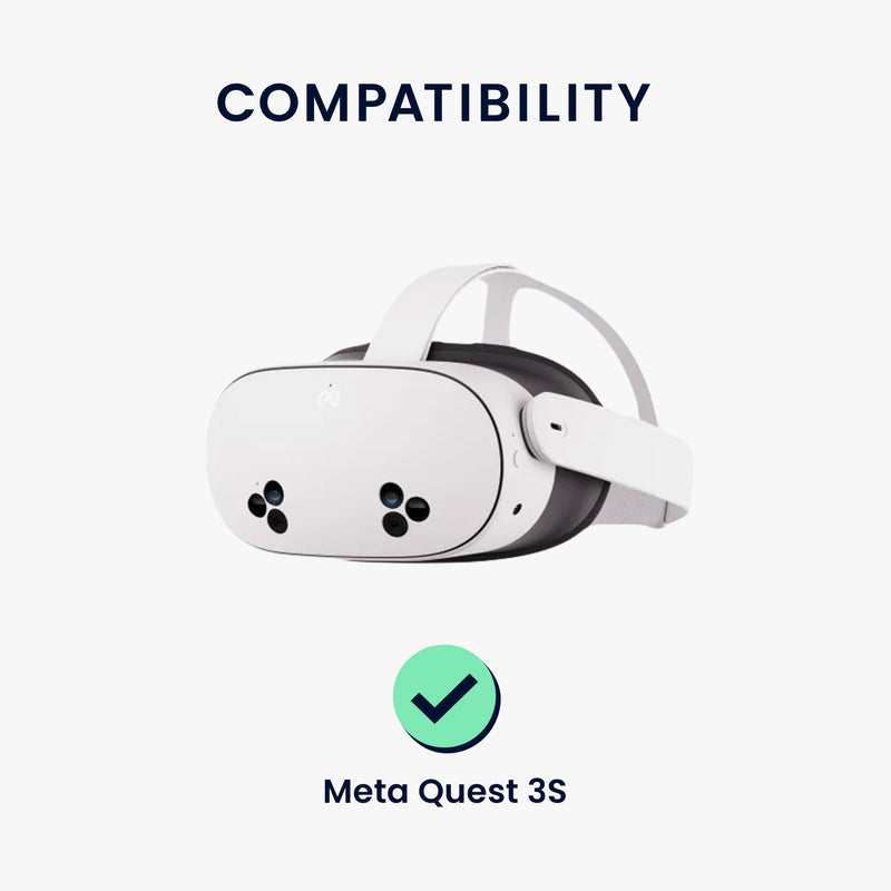 kwmobile VR Mask compatible with Meta Quest 3S Cover VR Glasses Mask against Sweat and Dirt