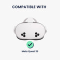 kwmobile Lens Cover compatible with Meta Quest 3S Protection Cover VR Headset Lens Protector Dustproof and Scratch-Resistant