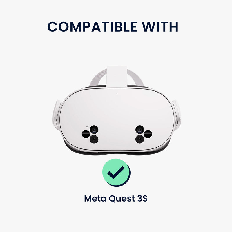 kwmobile Lens Cover compatible with Meta Quest 3S Protection Cover VR Headset Lens Protector Dustproof and Scratch-Resistant