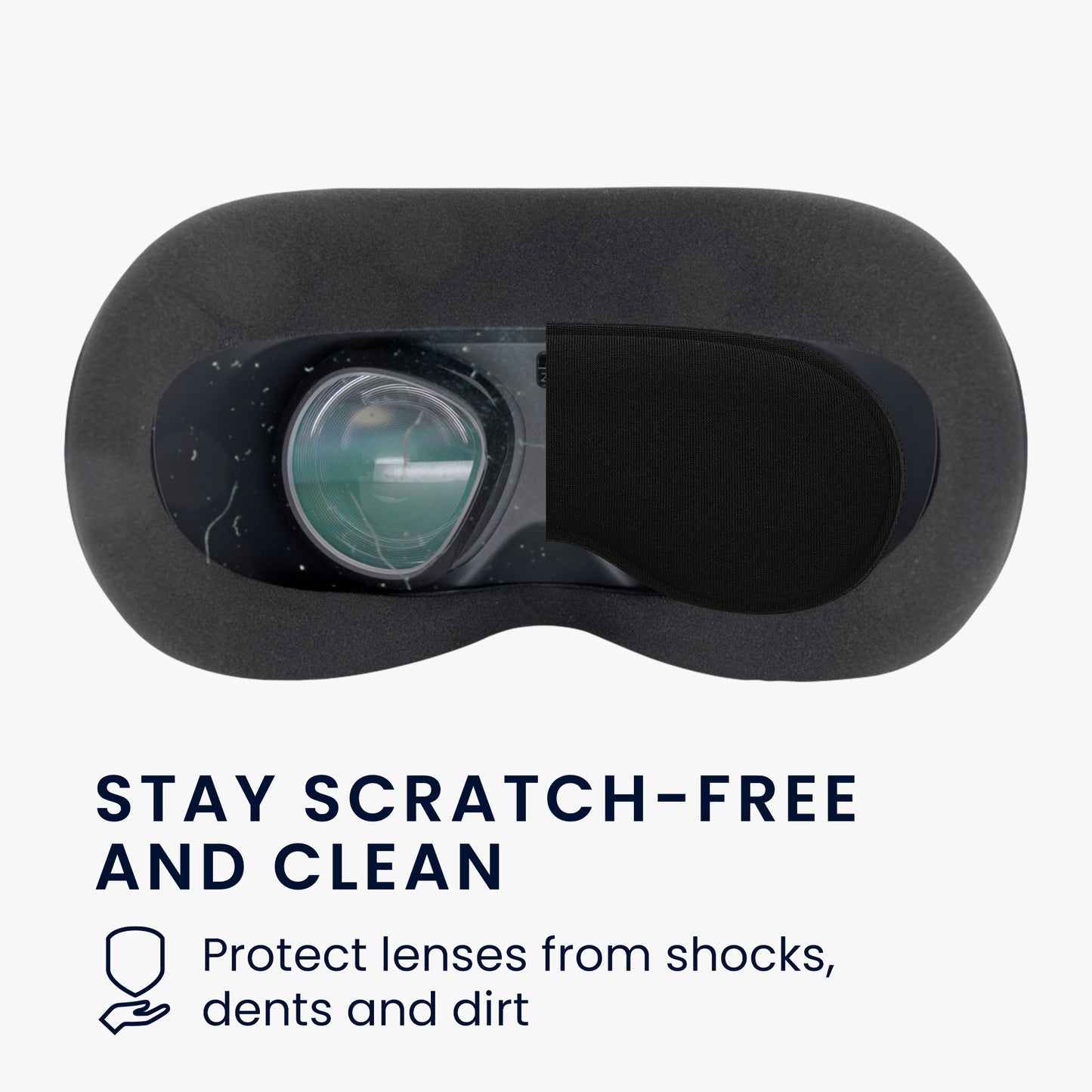 kwmobile Lens Cover compatible with Meta Quest 3S Protection Cover VR Headset Lens Protector Dustproof and Scratch-Resistant