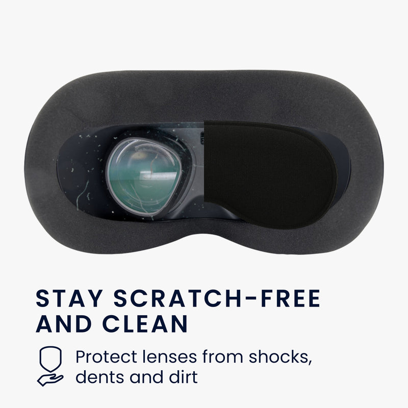 kwmobile Lens Cover compatible with Meta Quest 3S Protection Cover VR Headset Lens Protector Dustproof and Scratch-Resistant