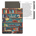 kwmobile Case for Amazon Kindle Scribe 11" (2025) - eReader Flip Case with Auto Sleep Function - Library Motto