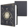 kwmobile Klapphülle kompatibel mit Amazon Kindle Scribe 11" (2025) Hülle - eReader Case - Tarot Karten Dunkelblau Gelb Schwarz Dunkelblau  [dsg05]