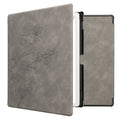 kwmobile Hülle kompatibel mit Amazon Kindle Scribe 11" (2025) Hülle - Kunstleder Cover - Magnolien Grau Grau  [dsg04]
