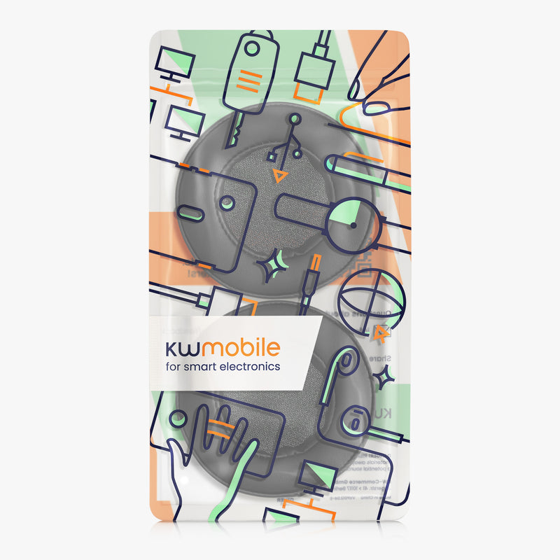 kwmobile Ear Pads for Beyerdynamic DT 240 PRO Earpads Replacement Ear Pads Headphone Spare Parts Headphone Replacement Pads for Over Ear Headphones