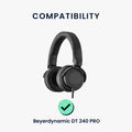 kwmobile Ear Pads for Beyerdynamic DT 240 PRO Earpads Replacement Ear Pads Headphone Spare Parts Headphone Replacement Pads for Over Ear Headphones
