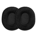 kwmobile 2x Velours Ohr Polster für AudioTechnica ATH M20x BT Ohrpolster - Ersatz Ohrpolster - Kopfhörer Ersatzteile - Kopfhörer Ersatzpolster für Over Ear Headphones Schwarz  