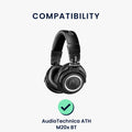 kwmobile Ear Pads for Audio-Technica ATH M20x BT Ear Cushions Replacement Earpads Headphone Spares Headphone Replacement Pads for Over-Ear Headphones