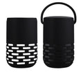 kwmobile Silikon Hülle kompatibel mit Bose Portable Home Speaker - Schutzhülle für Mini Speaker - Cover Bluetooth Lautsprecher Schwarz Schwarz  