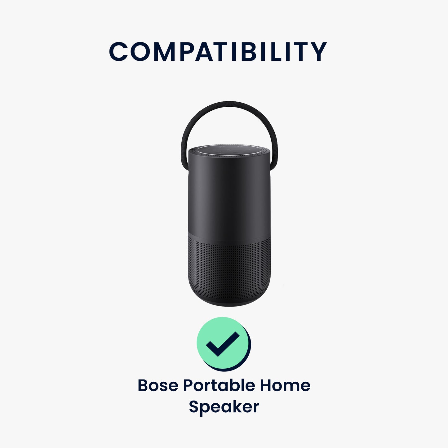kwmobile Silicone Case Compatible with Bose Portable Home Speaker - Protective Cover for Mini Speaker Bluetooth Loudspeaker