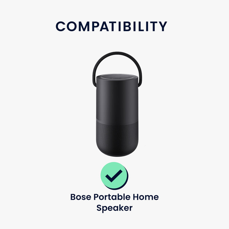 kwmobile Silicone Case Compatible with Bose Portable Home Speaker - Protective Cover for Mini Speaker Bluetooth Loudspeaker