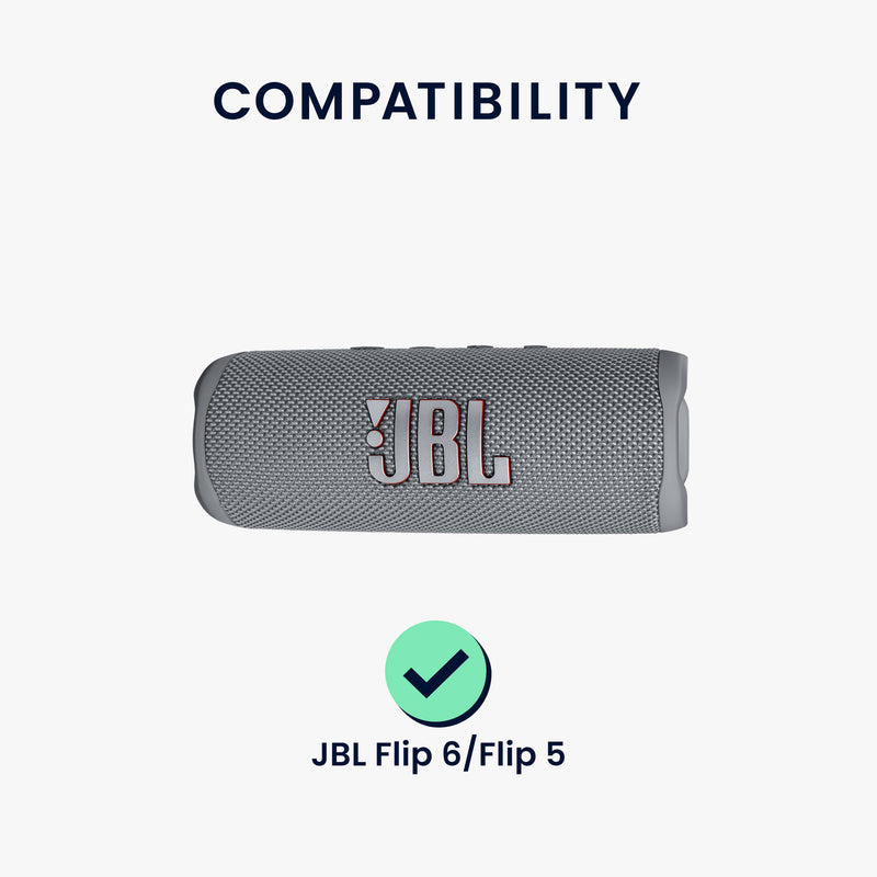 kwmobile Case Compatible with JBL Flip 6 / Flip 5 Protective Case for Mini Speaker Cover Bluetooth Speaker