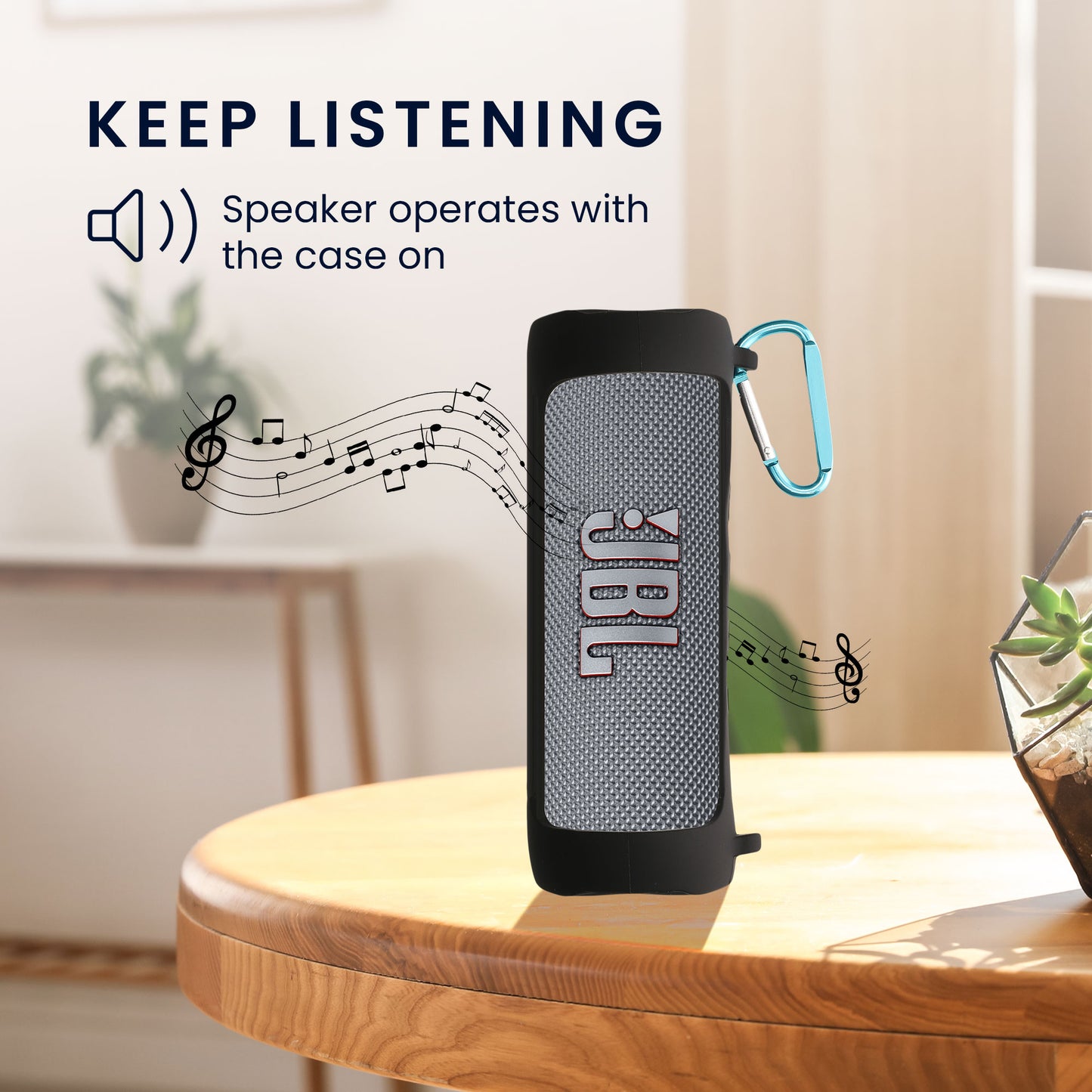 kwmobile Case Compatible with JBL Flip 6 / Flip 5 Protective Case for Mini Speaker Cover Bluetooth Speaker