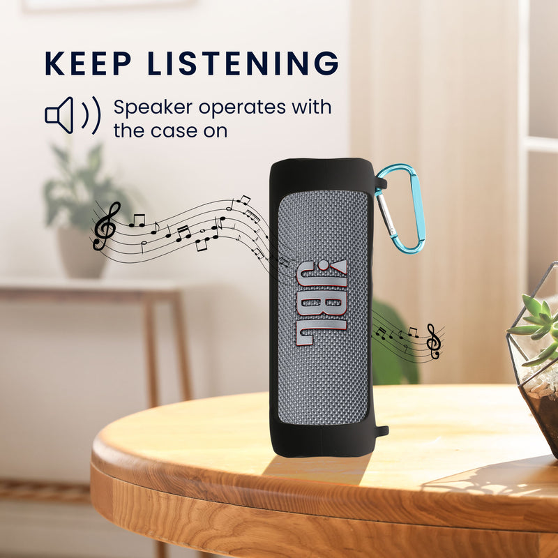 kwmobile Case Compatible with JBL Flip 6 / Flip 5 Protective Case for Mini Speaker Cover Bluetooth Speaker