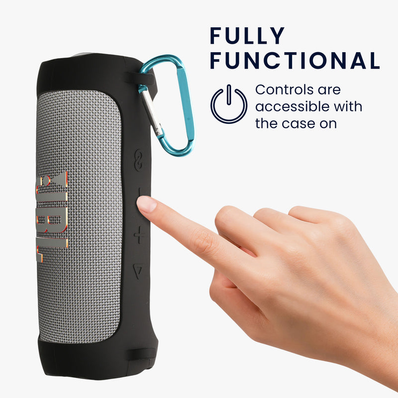 kwmobile Case Compatible with JBL Flip 6 / Flip 5 Protective Case for Mini Speaker Cover Bluetooth Speaker