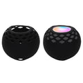 kwmobile Silikon Hülle kompatibel mit Apple Home Pod Mini - Schutzhülle für Mini Speaker - Cover Bluetooth Lautsprecher Schwarz Schwarz  