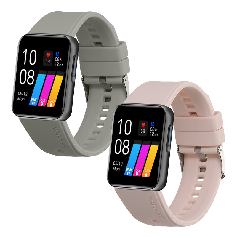 kwmobile Watch Strap for GRV 22mm Smartwatch Strap Fitness Tracker Band Set Replacement Strap Smartwatch