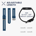 kwmobile Watch Strap for Popglory P66 22mm Bracelet Fitness Tracker Band Set Replacement Strap Smartwatch