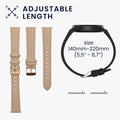 Leather Strap for Garmin vivomove 3S / vivoactive 4S