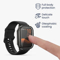 kwmobile Glass Case for Haylou GST Lite / LS13 Protective Cover Full-Body Fitness Tracker Case Set