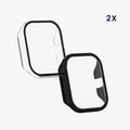 kwmobile Glass Case for Haylou GST Lite / LS13 Protective Cover Full-Body Fitness Tracker Case Set