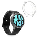kwmobile Silicone Case for Samsung Galaxy Watch 6 40mm Protective Case Full Body Display Cover Set