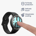 kwmobile Silicone Case for Samsung Galaxy Watch 6 40mm Protective Case Full Body Display Cover Set