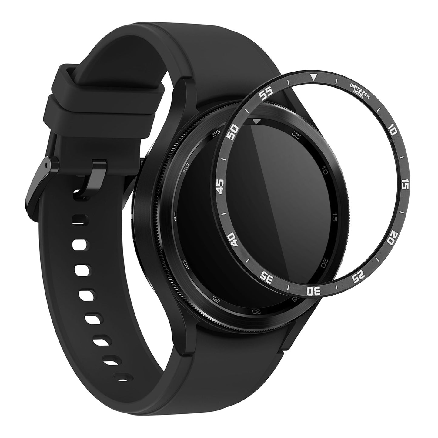 kwmobile Protective Ring compatible with Samsung Galaxy Watch 6 Classic 43mm Fitness Tracker