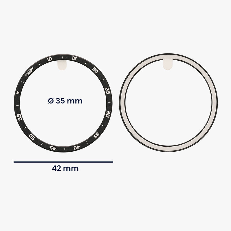 kwmobile Protective Ring compatible with Samsung Galaxy Watch 6 Classic 43mm Fitness Tracker