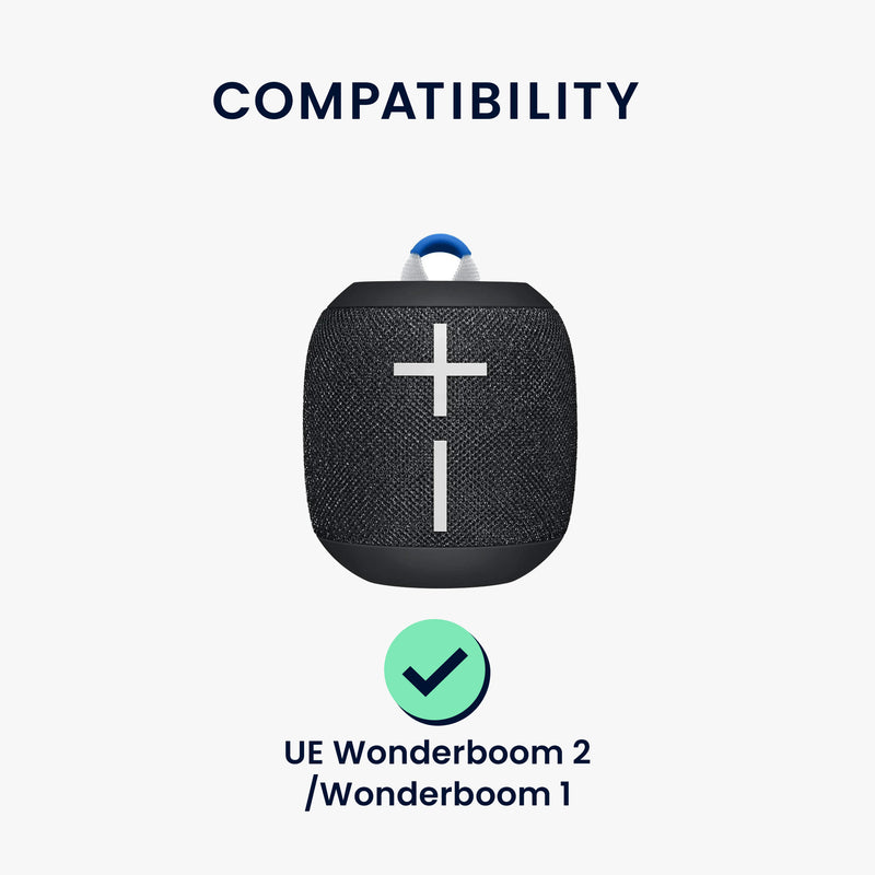 kwmobile Case compatible with UE Wonderboom 2 / Wonderboom 1 - Protective Case for Mini Speaker - Cover Bluetooth Speaker