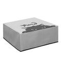 kwmobile Cover kompatibel mit Epson Eco Tank ET-2826 / 2800 - Tasche Hülle Drucker - Staubschutzhülle Schutzhaube Schutzhülle - Grau Schwarz Katze Meow Grau  [dsg01]