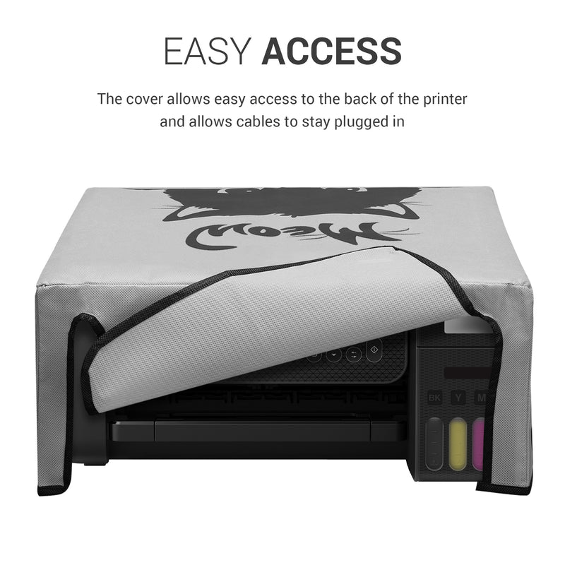 kwmobile Cover compatible with Epson Eco Tank ET-2826 / 2800 - Bag Case Printer - Dust Cover Protective Hood Protective Cover
