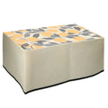 kwmobile Cover kompatibel mit DeskJet 4120e / DeskJet 4155e / 4220e - Tasche Hülle Drucker - Staubschutzhülle Schutzhaube Schutzhülle - Gelb Grün Beige Zitronen mit Blätter Gelb  [dsg02]