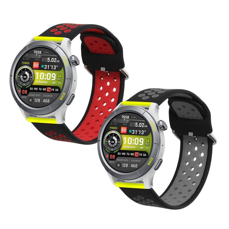 kwmobile Watch Strap for Huami Amazfit Cheetah A2294 / Zepp E Strap Fitness Tracker Band Set Replacement Strap Smartwatch