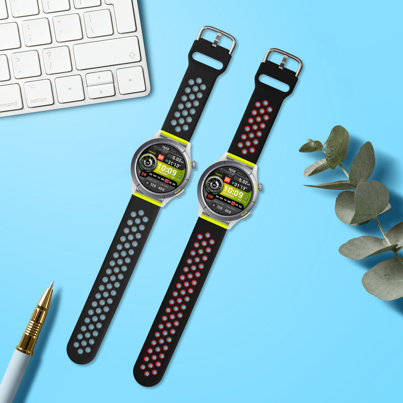 kwmobile Watch Strap for Huami Amazfit Cheetah A2294 / Zepp E Strap Fitness Tracker Band Set Replacement Strap Smartwatch