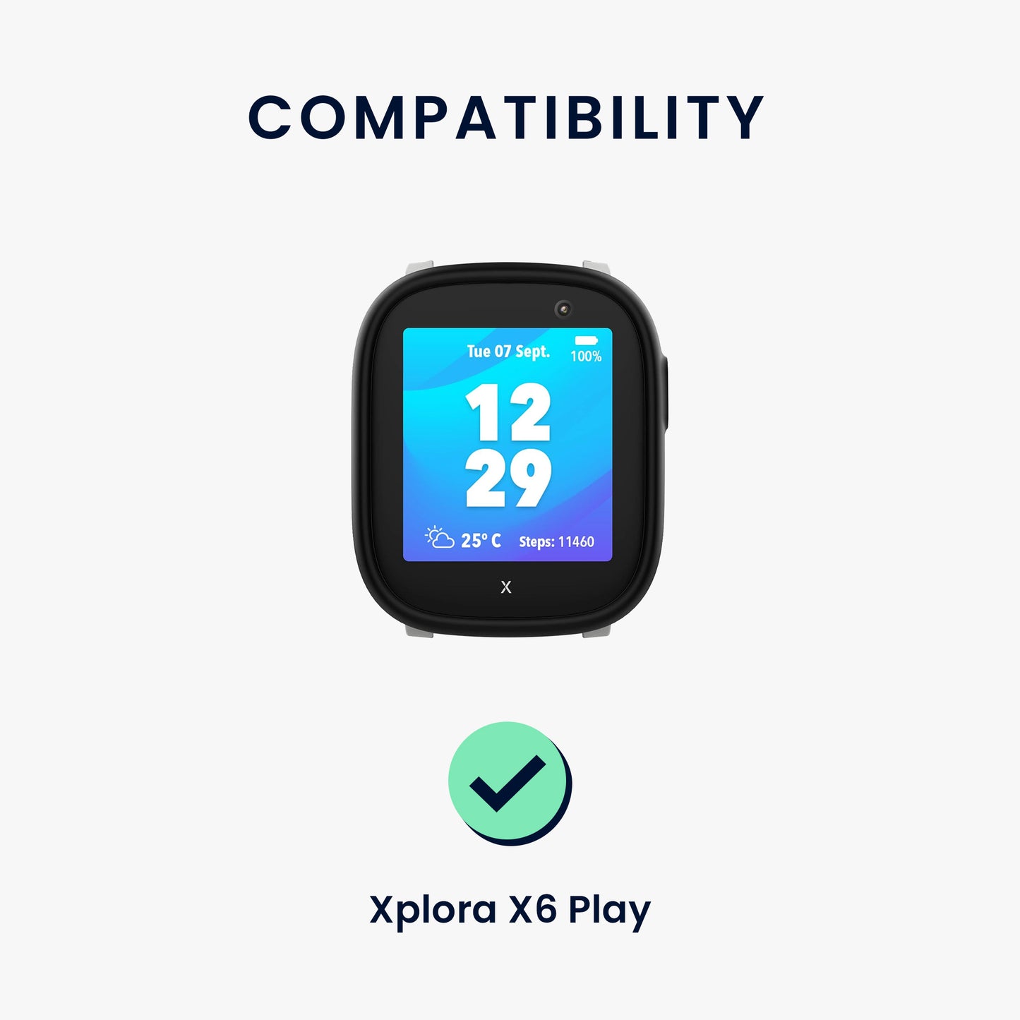 kwmobile Strap Compatible with Xplora X6 Play