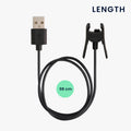 kwmobile USB Cable Charger compatible with Garmin vivosmart 4 Charging Cable Smart Watch Replacement Cable Fitness Tracker Charging Cable