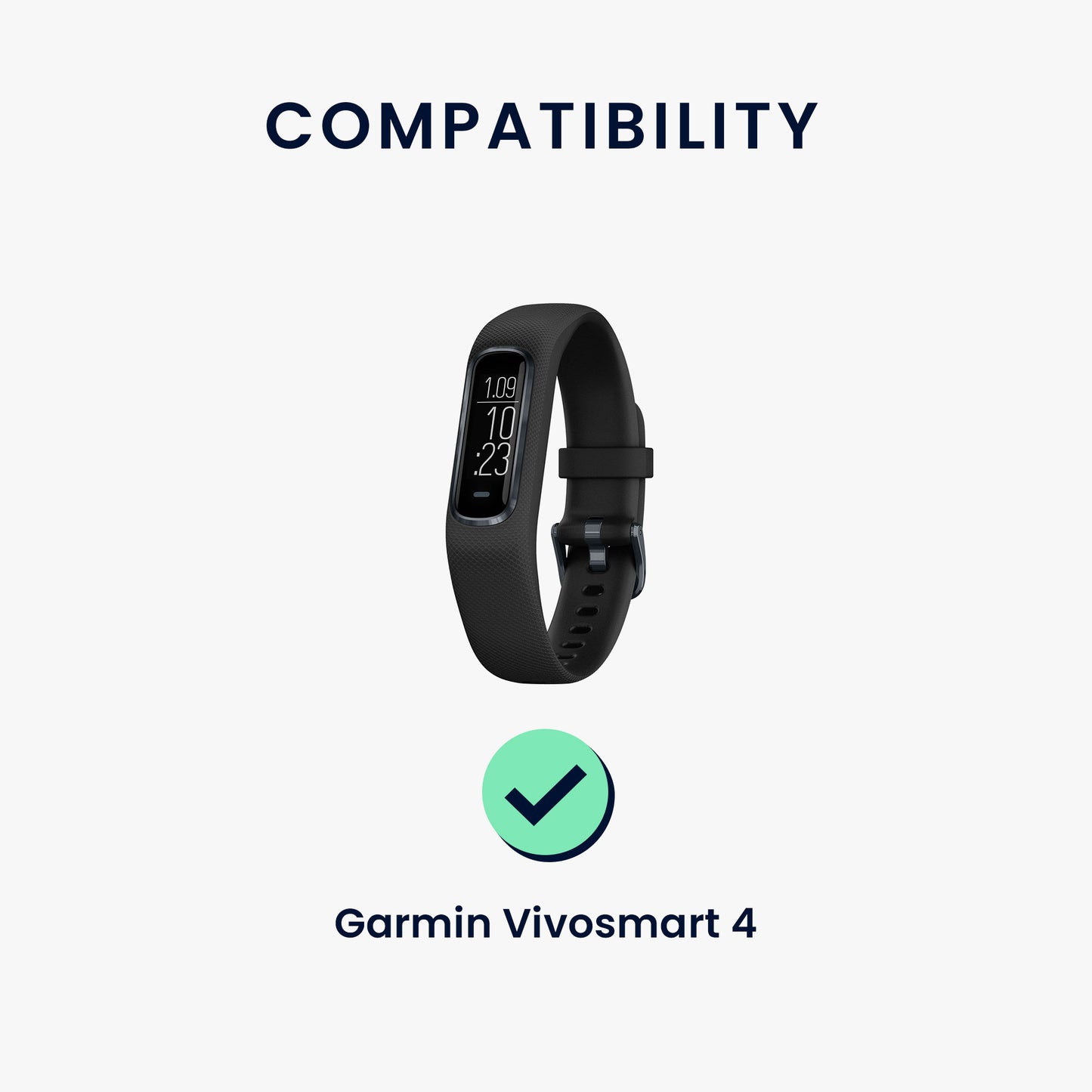 kwmobile USB Cable Charger compatible with Garmin vivosmart 4 Charging Cable Smart Watch Replacement Cable Fitness Tracker Charging Cable