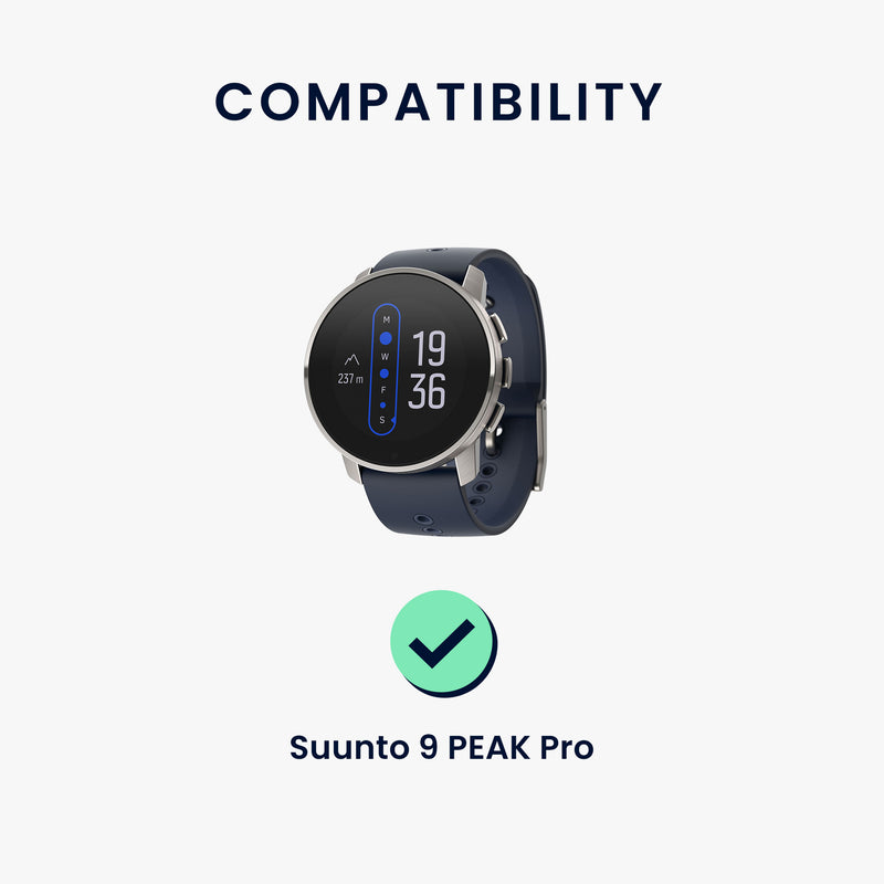 kwmobile USB Cable Charger compatible with Suunto 9 PEAK Pro Charging Cable - Smart Watch Replacement Cable - Fitness Tracker Charging Cable