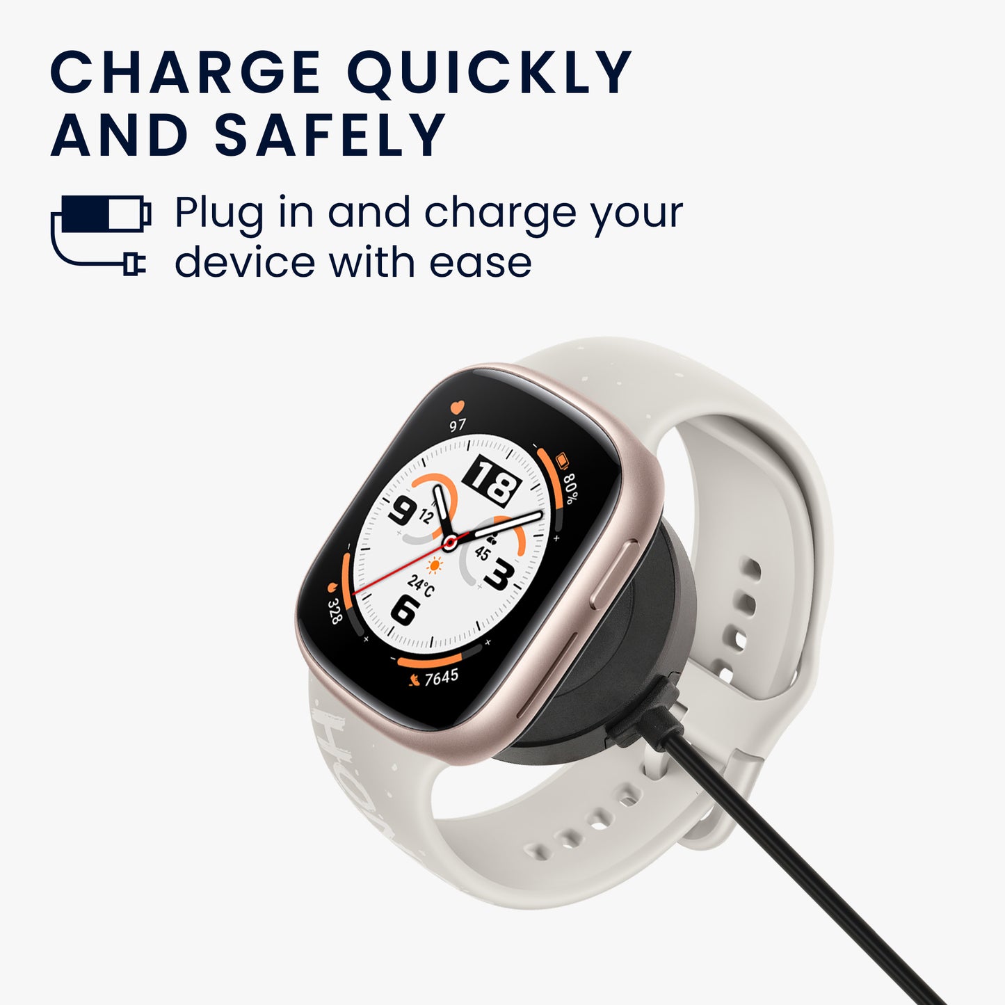 Charging Cable for HONOR Watch 4 (TMA-L19) / Watch 5 (STL-L19)