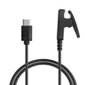 kwmobile USB C Ladekabel kompatibel mit Garmin vivomove Trend / Lily / HR / Forerunner 35 / 30 / 735XT - Kabel Charger - Smart Watch Typ C Ersatzkabel - Fitnesstracker Aufladekabel Schwarz  