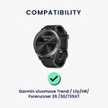 kwmobile USB C Charging Cable compatible with Garmin vivomove Trend / Lily / HR / Forerunner 35 / 30 / 735XT Cable Charger Smart Watch Type C Replacement Cable Fitness Tracker Charging Cable