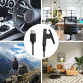 kwmobile USB C Charging Cable compatible with Garmin vivomove Trend / Lily / HR / Forerunner 35 / 30 / 735XT Cable Charger Smart Watch Type C Replacement Cable Fitness Tracker Charging Cable
