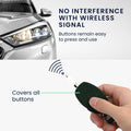 kwmobile Car Key Case compatible with Renault Dacia 2-Button Car Key Fob PU Leather Protective Cover