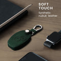 kwmobile Car Key Case compatible with Renault Dacia 2-Button Car Key Fob PU Leather Protective Cover